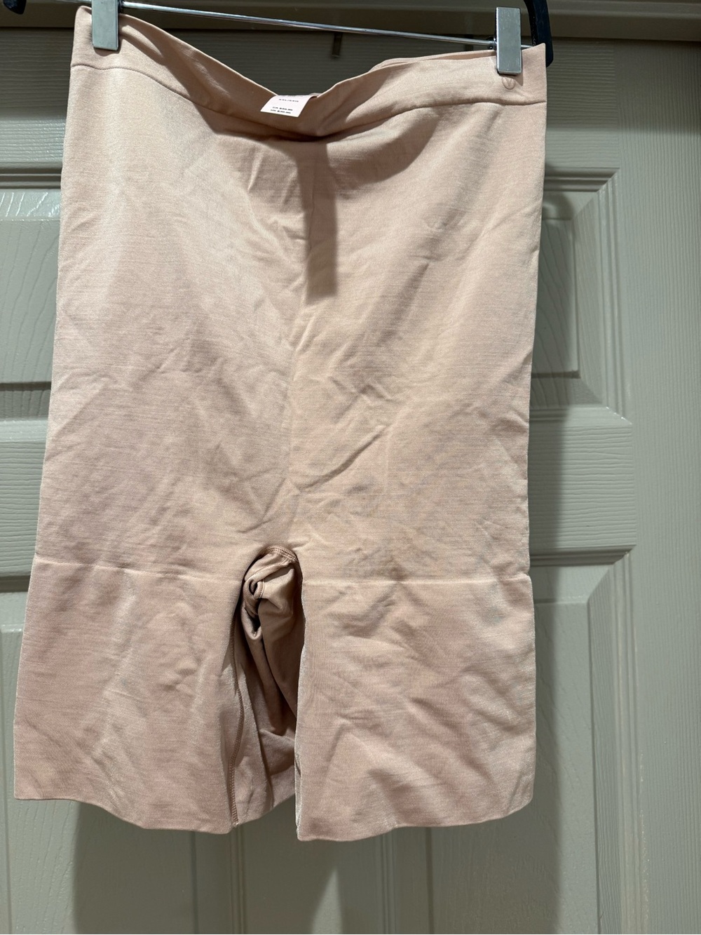 Victoria's Secret Light Beige High-Waist Shaping Shorts